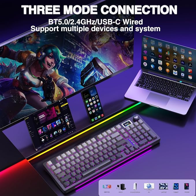 AULA S98 Pro Wireless Mechanical Keyboard - Image 4