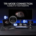 Redragon K673 GB 75% Wireless Gasket RGB Gaming Keyboard, 3-Modes 81 Keys PBT - Image 6