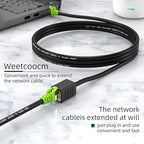 Ethernet Extension Cable 25ft, Network Cat6a Extension Patch Cable RJ45 Cords - Image 5
