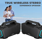 Bluetooth Speaker, Musibaby M1 Portable Bluetooth Speakers:Loud Stereo Sound - Image 6