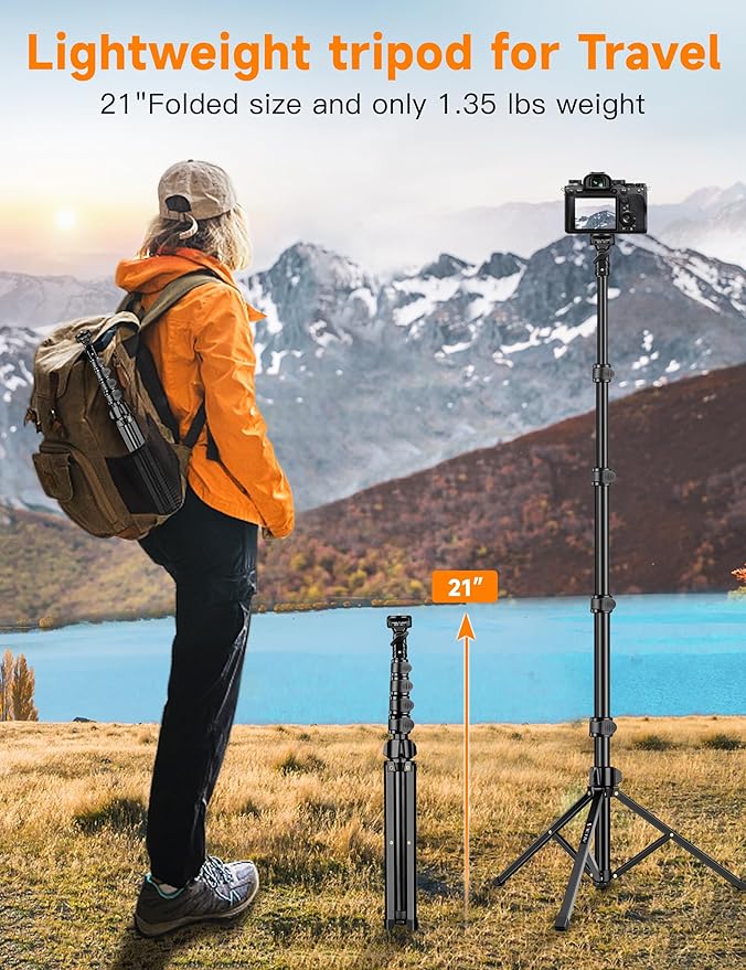 Phone Tripod Stand, Portable Phone Stand - Image 7