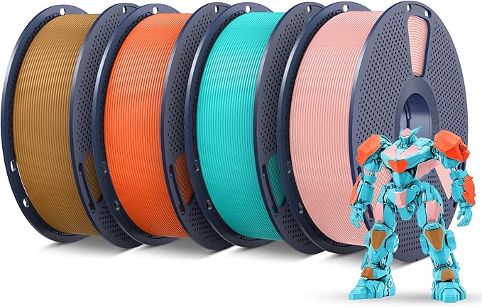 SUNLU PETG Filament 1.75mm 4KG Bundle, Less Stringing and Good Layer Adhesion by SUNLU