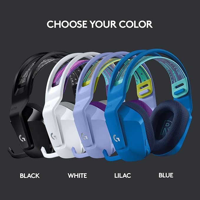 Logitech G733 Lightspeed Wireless Gaming Headset, Suspension Headband, - Image 7