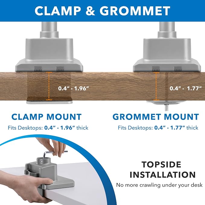 Mount-It! Dual Monitor Mount - Image 8
