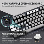 Hexgears GK735 Wired Full Size Mechanical Keyboard, Aluminum Housing Built - Image 5