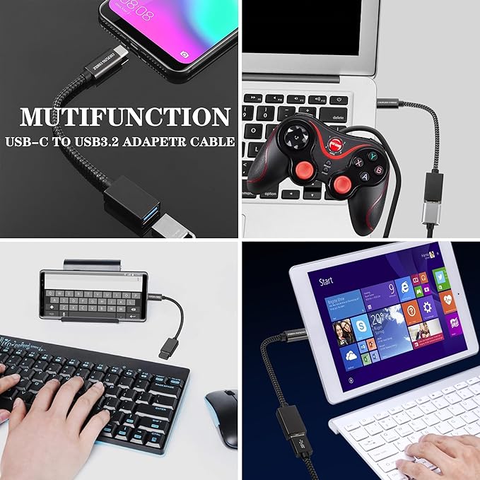 USB C to USB 3.2 Adapter, Transfer up to 10Gbps, Type C to USB(Male-Female OTG - Image 6