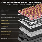 Redragon K729 PRO 80% Wireless Gasket RGB Gaming Keyboard, 3-Mode TKL - Image 4