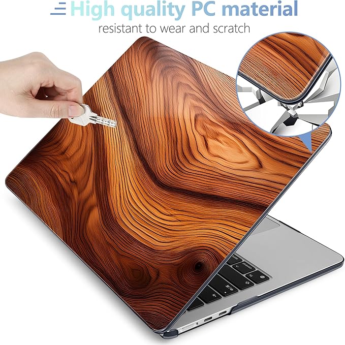 MEEgoodo Case for M4/M3/M2 MacBook Air 13.6 inch Case 2025 2024 2022, Fit Model - Image 4