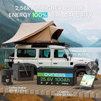 24V 100Ah LiFePO4 Lithium Battery, 2560Wh Large Capacity - Image 6