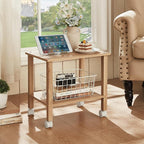2 Tier Printer Stand with Storage, Under Desk Shelf Printer Table, Small - Image 6