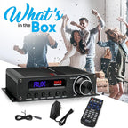 Pyle Wireless Bluetooth Home Audio Amplifier - 100W 5.1 Channel Home Theater - Image 2