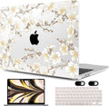 MEEgoodo Case for MacBook Air M4/M3/M2 13.6 inch 2025 2024 2022, Fit Model by MEEgoodo