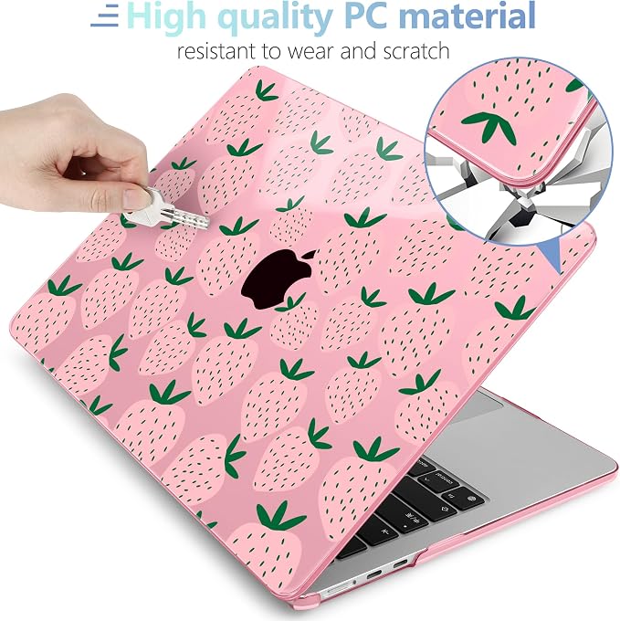 MEEgoodo Case for M4/M3/M2 MacBook Air 13.6 inch Case 2025 2024 2022, Fit Model - Image 4