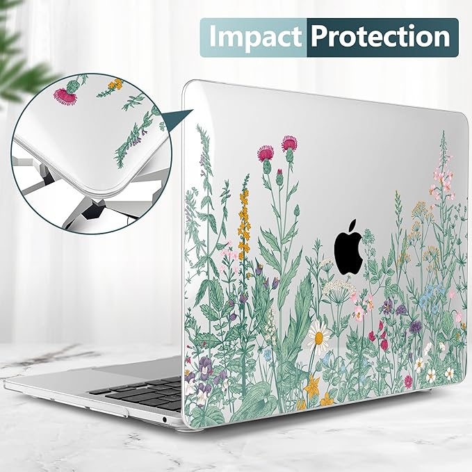TWOLSKOO Compatible with MacBook Pro 13 inch Case 2023-2016 A2338 M2/M1 A2251 - Image 6