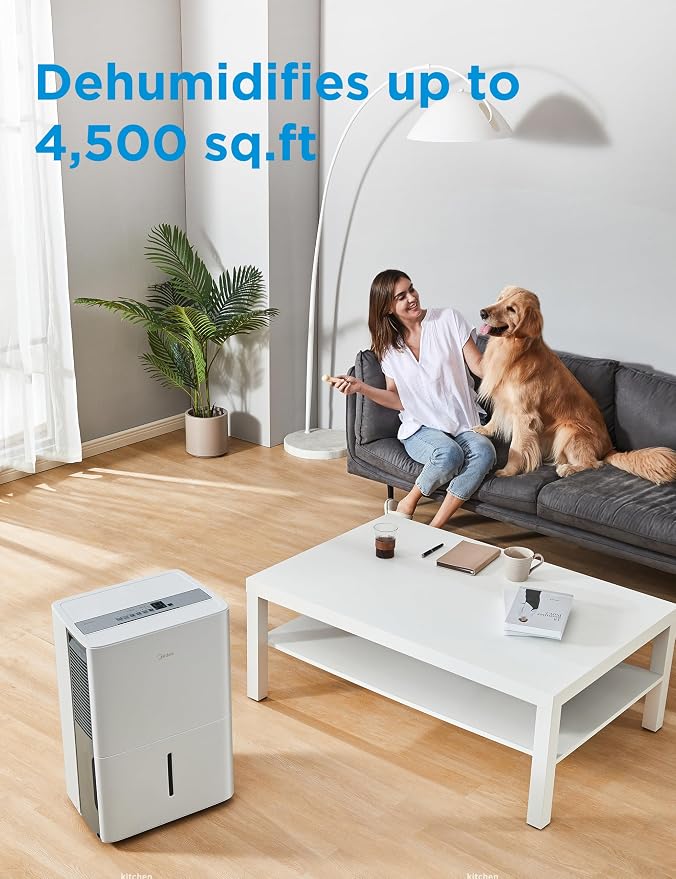 Midea 4, 500 Sq. Ft. Dehumidifier - Image 2