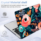 May Chen for New MacBook Pro 13 Case 2022 2020 Release, Plastic Crystal Hard - Image 8