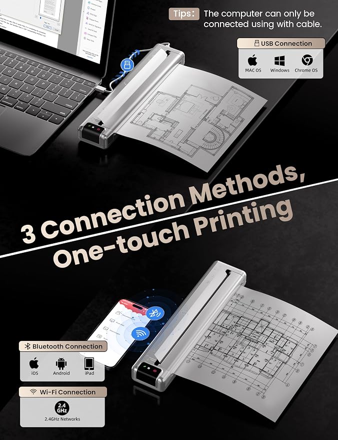 Phomemo Q302 Upgraded Portable Printers Wireless - Image 5