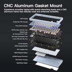 KEEBMONKEY WOBKEY Rainy 75 CNC Aluminum HMX/JWK/Cocoa Switches Triple-Mode - Image 6