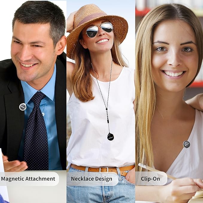 Wireless Lavalier Microphone for iPhone Android, Mini Clip-On Mic - Image 5