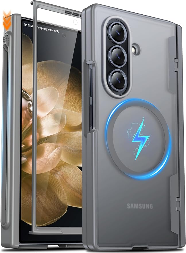 Oneagle Magnetic for Samsung Galaxy Z Fold 7 Case Built in Screen Protector by Oneagle
