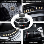 VILTROX EF-EOS M Mount Camera Adapter, Autofocus Lens Converter Ring, EF-M Lens - Image 4