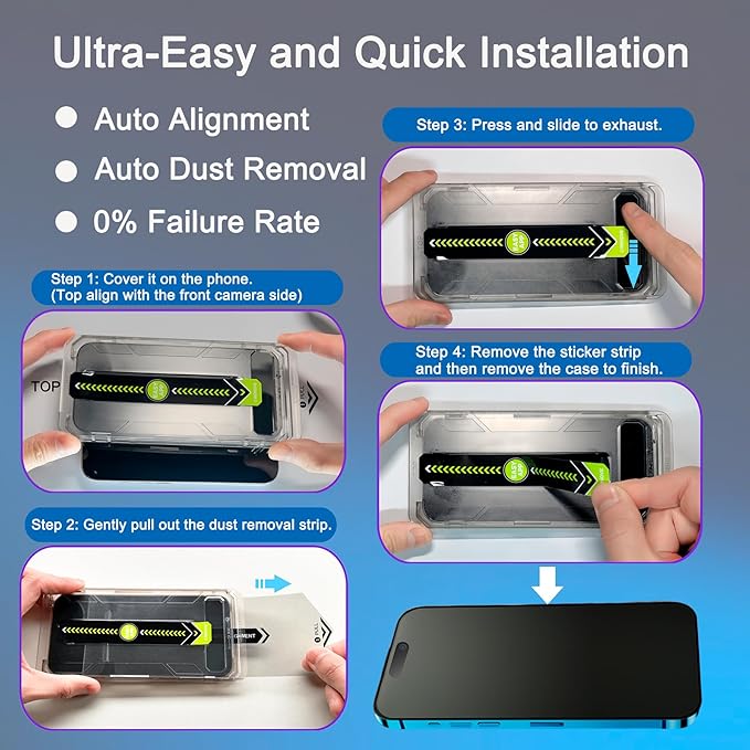 2 Pack Matte Privacy Screen Protector - Image 2