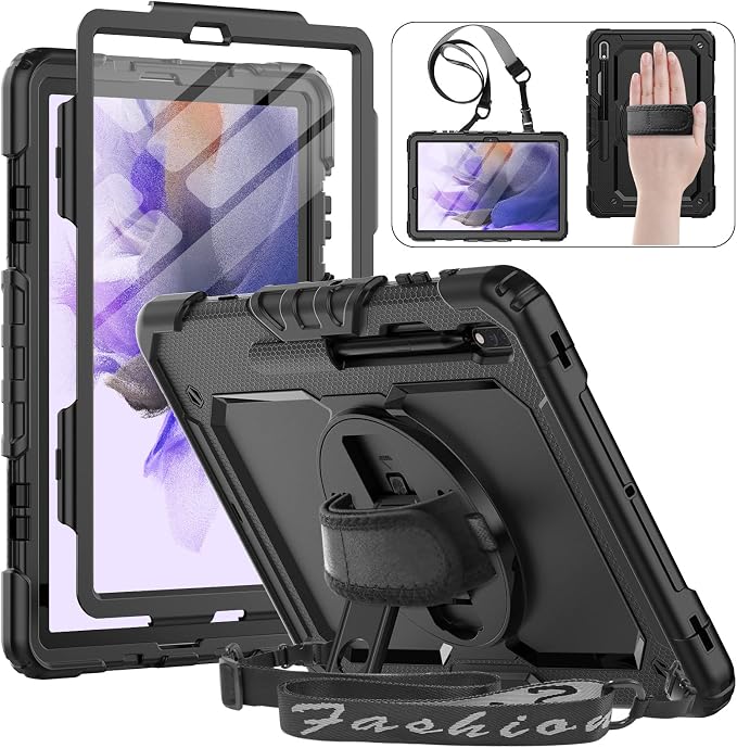 HXCASEAC Case for Samsung Galaxy Tab S7 FE 5G 12.4 inch, Protective by HXCASEAC