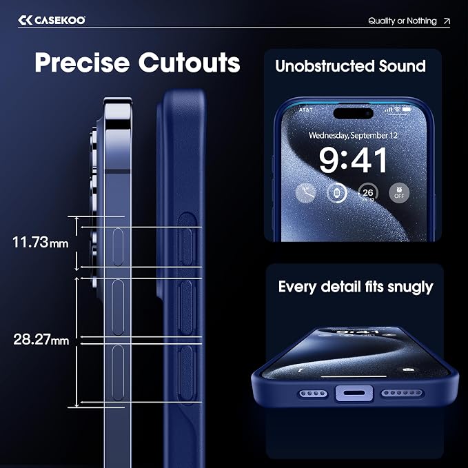 CASEKOO Designed for iPhone 15 Pro Case - Image 8