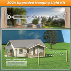 Belio String Light Hanging Kit, Stainless Steel Cable - Image 4