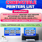 910XL Printer Ink Cartridges 4 Pcs – Includes 910XL Black & Color Ink – - Image 4