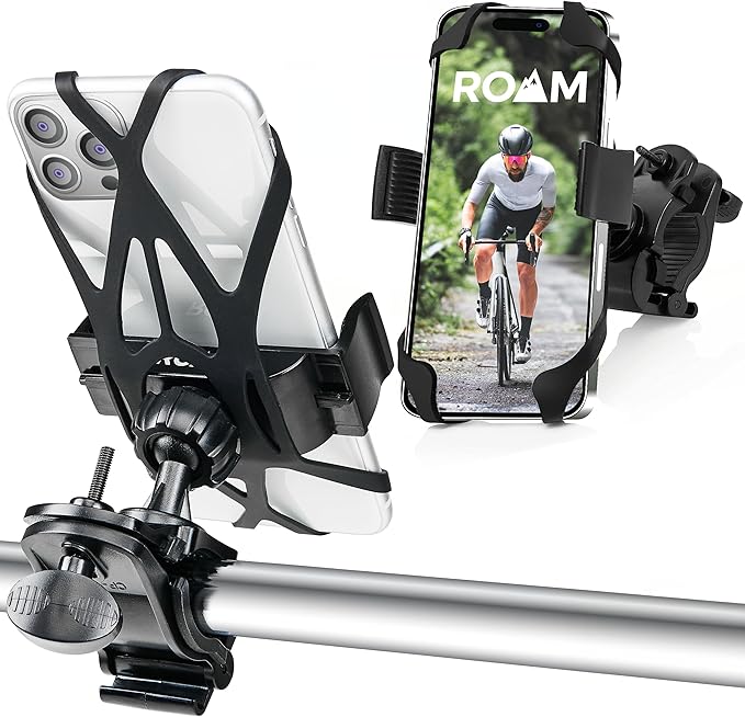 Roam Universal Black Net Bike Phone Mount Holder, 360° Rotation Hands Free Cell by Roam