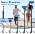 Phone Tripod Stand, Flexible Portable Phone Stand - Image 3