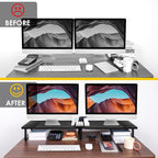 Across-Star Dual-Monitor Stand for Desk - Image 5