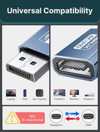 4K DisplayPort to HDMI Adapter 2-Pack, JSAUX DP PC to HDMI Monitor Converter - Image 7