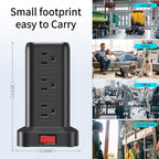 Extension Cord with Multiple Outlets, Surge Protector Power Strip Tower - Image 7
