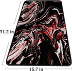 Large Extended Mouse Pad with Stitched Edges, Durable Non-Slip Natural Rubber - Image 6