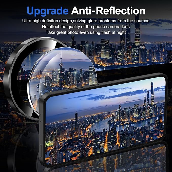 for Samsung Galaxy S24 FE Camera Lens Protector, Individual Metal Ring Tempered - Image 4
