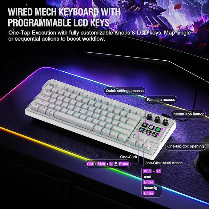 K1 Pro Macro Keyboard, Wired Only Full-Key Programmable On-Board Keypad - Image 2