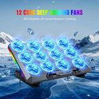 Laptop Cooling Pad with 12 Quiet Fans, Slim Portable - Image 8