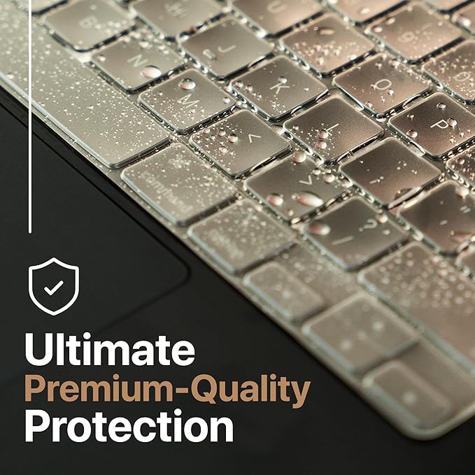 Kuzy Clear Premium MacBook Pro 14 inch Keyboard Cover M4 16" 2025 2024 2023 M3 - Image 2