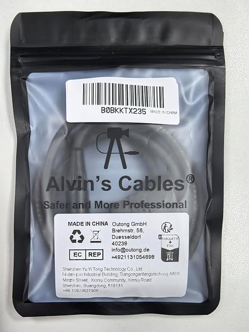 Alvin's Cables M12 X Coded 8 Pin Male to RJ45 Shielded Ethernet Cable M12 8 - Image 8