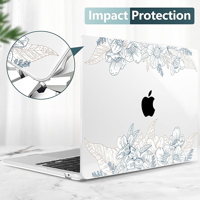 TWOLSKOO Compatible with M4 MacBook Air 13.6 inch Case 2025-2022 Release M4 - Image 6