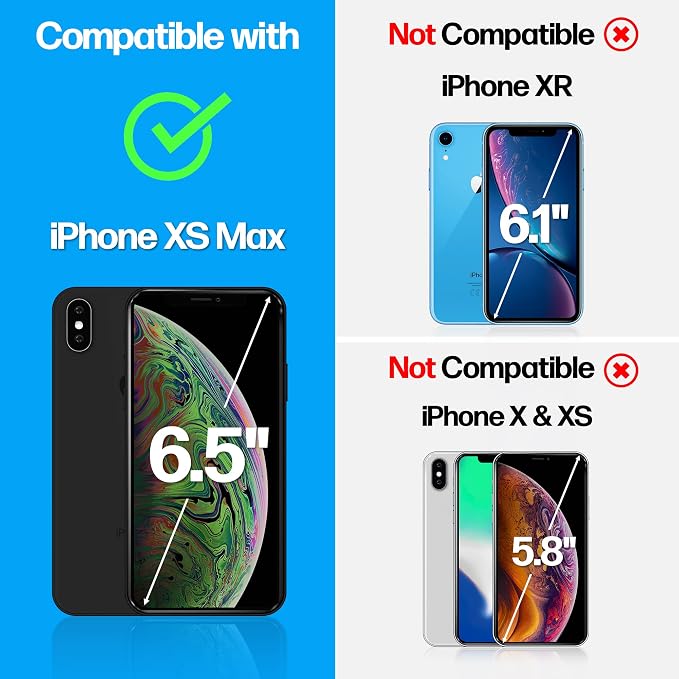 Power Theory Designed for iPhone Xs Max Screen Protector Tempered Glass - Image 3