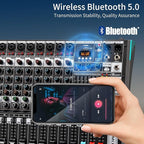 16 Channel Professional Audio Mixer, Mixing Console - Image 2