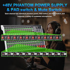 16 Channel Audio Mixer Professional Sound Mixing Board - Image 4