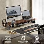 Fenge Dual Monitor Stand, 42.5 Inch Monitor Riser - Image 2