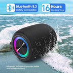 Portable Bluetooth Speaker, BT5.3 Wireless Speaker 20W Bass Diaphragms - Image 4