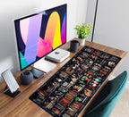Desk Mat Forest Library Book Mouse Pad Big Desk Pad XXL Extended Gaming Large - Image 6