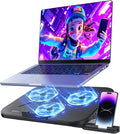 Laptop Cooling Pad with 3 Quiet Fans, 5-Level Height Adjustable Ergonomic Stand by Unknown