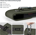 Phone Holster for Belt with Metal Clip and Magnetic Closure Compatible with - Image 4